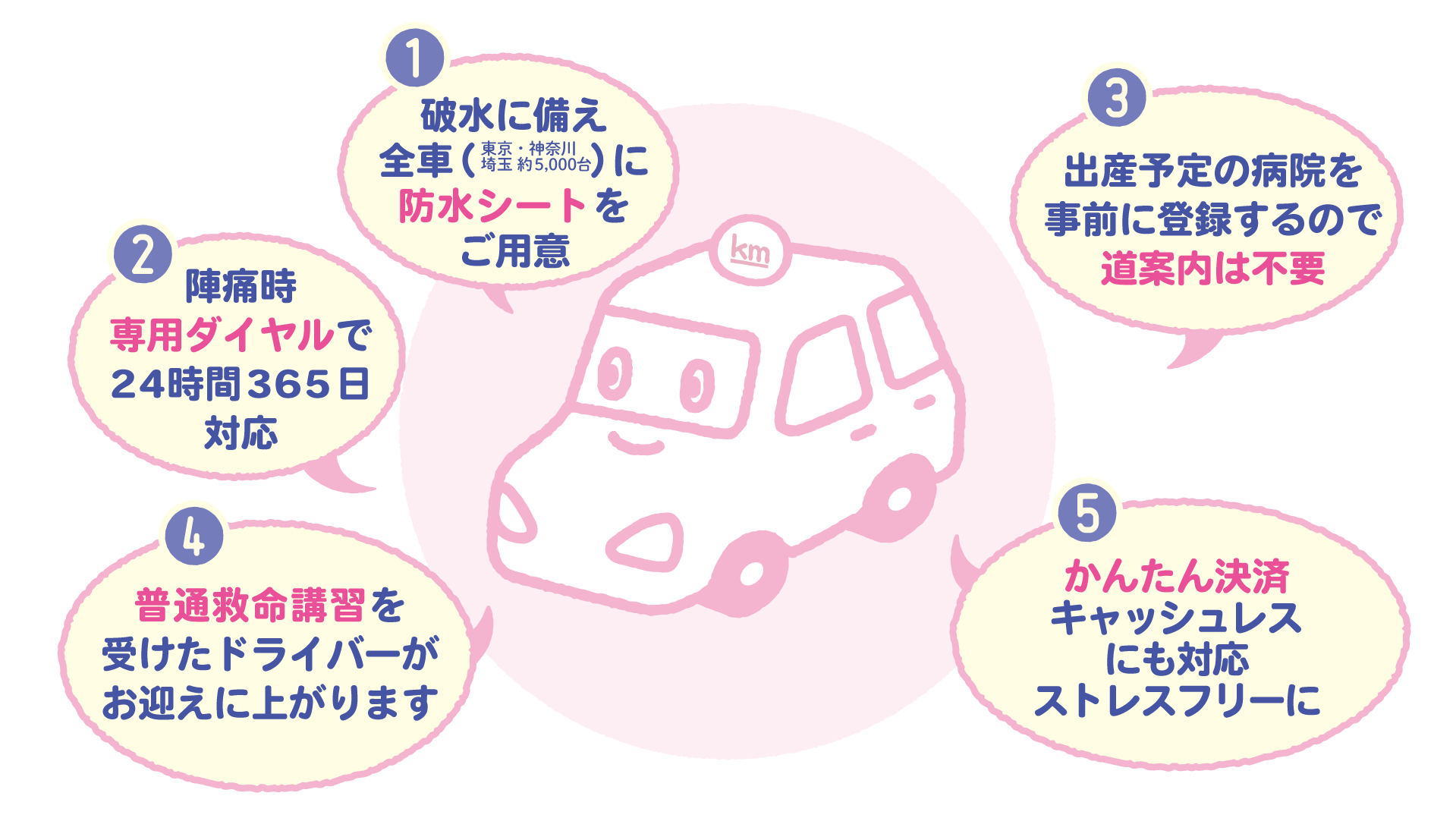 マタニティ・マイタクシーの特徴画像2